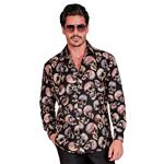 Halloween Blouse Heren Schedel