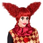Halloween Pruik Rood Clown