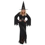 Halloween Jurk Zwart Heks