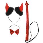 Halloween Accessoireset Duivels 3 delig