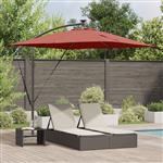 vidaXL Cantilever Banana Parasol Terracotta 249 x 249 x 250 cm