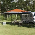 vidaXL Pop-up Luifel Tent Oranje 400 x 400 cm Stof