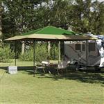 vidaXL Pop-up Luifel Tent Groen 400 x 400 cm Stof