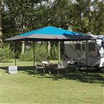 vidaXL Pop-up Luifel Tent Blauw 400 x 400 cm Stof