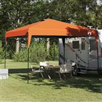 vidaXL Pop-up Luifel Tent Oranje 300 x 300 cm Stof