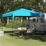 vidaXL Pop-up Luifel Tent Blauw 300 x 300 cm Stof