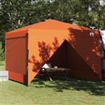 vidaXL Pop-up Luifel Tent Oranje 300 x 300 cm Stof