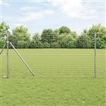 vidaXL Hekpalen 13 pcs Zilver Ø32mm 150 cm Gegalvaniseerd staal
