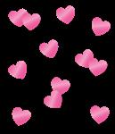 Table confetti - Pink heart