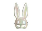 Bunny mask, 16.5x34cm, white