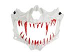 Skull mask, 16.5x14cm, mix