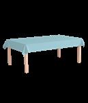 Blauwe Tafelkleed Pastel 2,74m