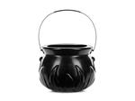 Cauldron Pot bucket, 18x13.5cm, black