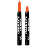 Neon Oranje Schmink Potlood Glow In The Dark 3,5ml