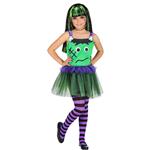 Halloween Jurk Groen Meisje Monster