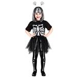 Halloween Jurk Zwart Skelet