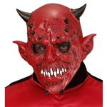 Halloween Masker Duivel Met Hoorn