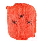Oranje Spinnenweb Met Spinnen 4 delig