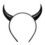 Halloween Haarband Zwart Duivel Plastic