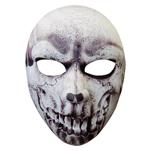Halloween Masker Grijs Schedel