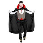 Halloween Kostuum Rood Zwart Heren Vampier