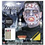 Halloween Schminkset Zombie 4 delig