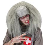 Halloween Pruik Grijs Zombie Kaal