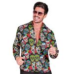 Dia De Los Muertos Blouse Heren