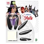 Halloween Nepnagels Zwart Heks