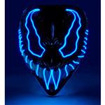 Halloween Masker Blauw Monster Met Licht