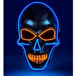 Halloween Masker Gekleurd Schedel Met Licht