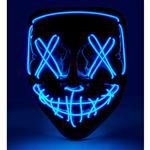 Halloween Masker Blauw Met Licht