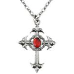 Halloween Ketting Kruis Met Steen