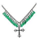 Halloween Ketting Groen Kruis