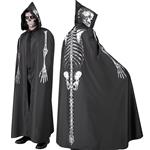 Halloween Cape Skelet 1,5m