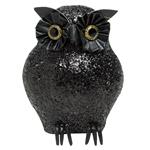 Zwarte Nep Uil 10,5cm