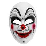 Halloween Masker Wit Rood Clown