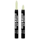 Witte Schmink Potlood Glow In The Dark 3,5ml