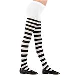 Zwart Witte Panty Kind Gestreept