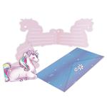 8 uitnodigingen en enveloppen unicorn