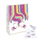 8 uitdeelzakjes unicorn