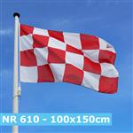 NR 610: Vlag Noord-Brabant 100x150cm standaard