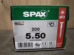 Spax gegalvaniseerd 5x50mm