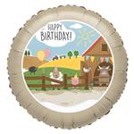 Happy Birthday ballon feestbeesten 43 cm