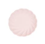 6 ronde borden , 18,8 cm, roze