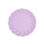 6 ronde borden 18,8 cm, paars