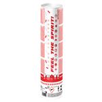 Confetti Cannon paper rectangular red/white