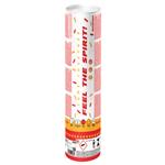 Confetti Cannon paper rectangular red/yellow