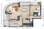 Appartement Pampuskade in Rotterdam