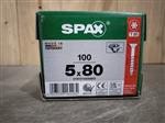 Spax gegalvaniseerd 5x80mm
